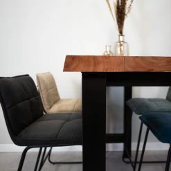 Meilleure affaire 🎁 DIMEHOUSE Bruce Table De Bar Industrielle 150x50 Cm - Brun ❤️ -Table haute Boutique 53547655 4