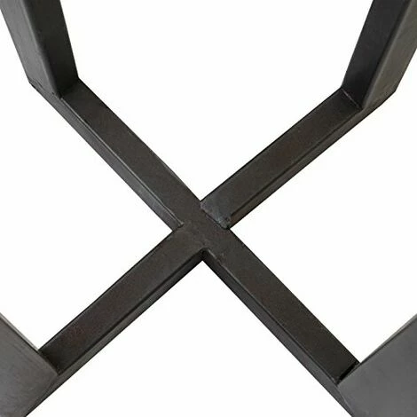 Offres 😀 NOVA Table Basse Haute En Bois De Pin Solide Texture En Métal 😍 7 Offres 😀 NOVA Table Basse Haute En Bois De Pin Solide Texture En Métal 😍 – Image 5