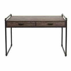 Sortie 🧨 NOVA Bureau De Bureau Pour Ordinateur Avec Cadre En Métal De Style Moderne De 2 Tiroirs 👍 11 Sortie 🧨 NOVA Bureau De Bureau Pour Ordinateur Avec Cadre En Métal De Style Moderne De 2 Tiroirs 👍 -Table haute Boutique 53577842 5
