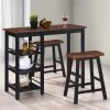 Tout neuf 💯 LITZEE Assortiment De Bar 3 Pcs MDF Noir # 🥰 1 Tout neuf 💯 LITZEE Assortiment De Bar 3 Pcs MDF Noir # 🥰 -Table haute Boutique 53765658 1