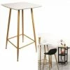 Top 10 🔥 JARDIRICODECO Table Mange Debout Blanche 60x60x102cm ⭐ -Table haute Boutique 53958110 1