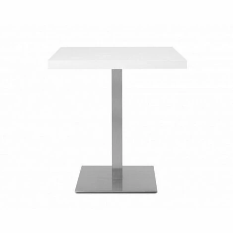 Offres 😉 WEBMARKETPOINT Table Haute Carrée 75 Cm Plateau Blanc Et Piètement Chrome 70x70xh.75 Cm ✨ 3 Offres 😉 WEBMARKETPOINT Table Haute Carrée 75 Cm Plateau Blanc Et Piètement Chrome 70x70xh.75 Cm ✨
