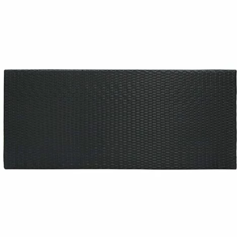 Budget 🧨 Hommoo Table De Bar De Jardin Noir 140,5x60,5x110,5 Cm Resine Tressee 👏 6 Budget 🧨 Hommoo Table De Bar De Jardin Noir 140,5x60,5x110,5 Cm Resine Tressee 👏 – Image 4