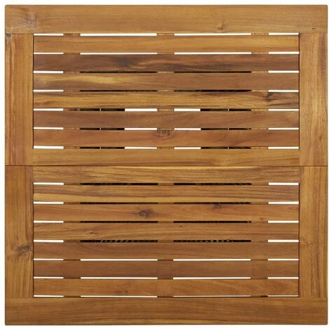 Tout neuf 👏 Hommoo Table De Bar Gris 80x80x110 Cm Resine Tressee Et Bois D'acacia ✨ 6 Tout neuf 👏 Hommoo Table De Bar Gris 80x80x110 Cm Resine Tressee Et Bois D'acacia ✨ – Image 4