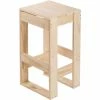 Bon marché 🥰 ASTIGARRAGA Tabouret Haut En Pin Massif 75x37x37 cm IVY LINE ❤️ -Table haute Boutique 5427043 1