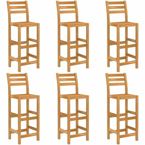 Promo 🌟 TRUE DEAL Ensemble De Bar D'extérieur 7 Pcs Bois D'acacia Massif 😍 6 Promo 🌟 TRUE DEAL Ensemble De Bar D'extérieur 7 Pcs Bois D'acacia Massif 😍 – Image 4