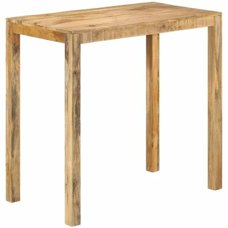 Le moins cher 😉 YOUTHUP Table De Bar 112x60x108 Cm Bois De Manguier Brut - Brun 🛒 3 Le moins cher 😉 YOUTHUP Table De Bar 112x60x108 Cm Bois De Manguier Brut - Brun 🛒