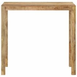 Le moins cher 😉 YOUTHUP Table De Bar 112x60x108 Cm Bois De Manguier Brut - Brun 🛒 9 Le moins cher 😉 YOUTHUP Table De Bar 112x60x108 Cm Bois De Manguier Brut - Brun 🛒 -Table haute Boutique 54515217 3