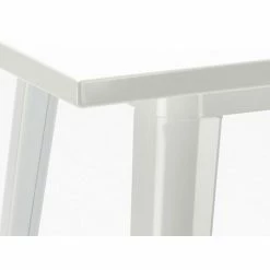 Offres 🎁 AHD AMAZING HOME DESIGN Ensemble 4 Tabourets Tolix Table 60x60cm Métal Blanc Industriel Buch White | Couleur: Bleu 🧨 -Table haute Boutique 54641137 5