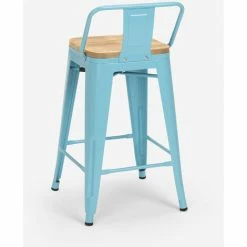 Sortie 🥰 AHD AMAZING HOME DESIGN Ensemble 4 Tabourets Style Tolix Table 60x60cm Bar Bois Métal Industriel Rough Black | Couleur: Turquoise ✔️ 11 Sortie 🥰 AHD AMAZING HOME DESIGN Ensemble 4 Tabourets Style Tolix Table 60x60cm Bar Bois Métal Industriel Rough Black | Couleur: Turquoise ✔️ -Table haute Boutique 54641213 5