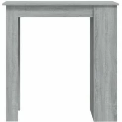 De gros 🔥 Table De Bar Avec Rangement 102x50x103,5 Cm Aggloméré Sonoma Gris VidaXL 🔥 -Table haute Boutique 54710338 5