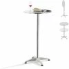 Coupon 😀 Table De Bistrot Ronde Avesta à Hauteur Réglable 75 Cm / 115 Cm [en.casa] 👍 -Table haute Boutique 54723510 1