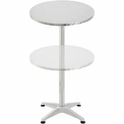Coupon 😀 Table De Bistrot Ronde Avesta à Hauteur Réglable 75 Cm / 115 Cm [en.casa] 👍 -Table haute Boutique 54723510 4