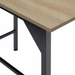 Acheter 💯 TECTAKE Ensemble Table De Bistrot EDINBURGH 1 Table + 4 Tabourets De Bar - Ensemble Table De Bar, Ensemble Table De Bistrot, Table Haute Avec 4 Tabouret De Bar - Bois Clair Industriel ⌛ -Table haute Boutique 54848654 5