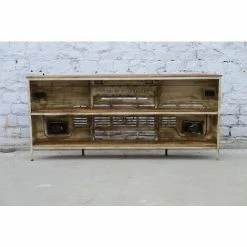 Meilleure affaire ✔️ MEUBLE HOUSE Bar Industriel "TATA" Collection Nola - Vert 😉 -Table haute Boutique 54941468 4