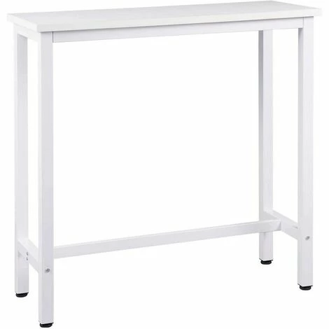 Meilleure affaire 💯 HELLOSHOP26 Table De Bar Table De Bistrot Structure En Métal Plateau En Aggloméré Table Haute Table à Manger 100 Cm Blanc - Blanc ⌛ 3 Meilleure affaire 💯 HELLOSHOP26 Table De Bar Table De Bistrot Structure En Métal Plateau En Aggloméré Table Haute Table à Manger 100 Cm Blanc - Blanc ⌛
