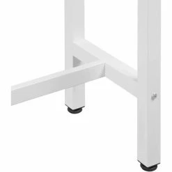 Meilleure affaire 💯 HELLOSHOP26 Table De Bar Table De Bistrot Structure En Métal Plateau En Aggloméré Table Haute Table à Manger 100 Cm Blanc - Blanc ⌛ 10 Meilleure affaire 💯 HELLOSHOP26 Table De Bar Table De Bistrot Structure En Métal Plateau En Aggloméré Table Haute Table à Manger 100 Cm Blanc - Blanc ⌛ -Table haute Boutique 55080482 4