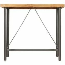 De gros 🎁 YOUTHUP Table De Bar Teck Recyclé Massif 120 X 58 X 106 Cm - Brun 🤩 9 De gros 🎁 YOUTHUP Table De Bar Teck Recyclé Massif 120 X 58 X 106 Cm - Brun 🤩 -Table haute Boutique 55261372 3
