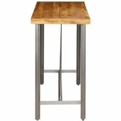 De gros 🎁 YOUTHUP Table De Bar Teck Recyclé Massif 120 X 58 X 106 Cm - Brun 🤩 10 De gros 🎁 YOUTHUP Table De Bar Teck Recyclé Massif 120 X 58 X 106 Cm - Brun 🤩 -Table haute Boutique 55261372 4