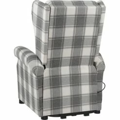 Offres ❤️ YOUTHUP Fauteuil De Massage Inclinable Blanc Et Gris Tissu - Gris ⌛ -Table haute Boutique 55266410 5
