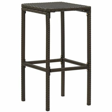 Tout neuf 🥰 Topdeal Meuble De Bar De Jardin 9 Pcs Et Coussins Résine Tressée Marron FF3064789_FR ❤️ 6 Tout neuf 🥰 Topdeal Meuble De Bar De Jardin 9 Pcs Et Coussins Résine Tressée Marron FF3064789_FR ❤️ – Image 4