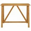 Promo 🔔 INLIFE Table De Bar De Jardin 140x70x104 Cm Bois D'acacia Massif ❤️ -Table haute Boutique 55639886 1