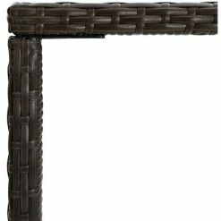 Bon marché 🤩 INLIFE Table De Bar De Jardin Marron 70x70x110 Cm Résine Tressée Verre 🤩 10 Bon marché 🤩 INLIFE Table De Bar De Jardin Marron 70x70x110 Cm Résine Tressée Verre 🤩 -Table haute Boutique 55640041 4