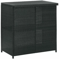 Vente flash 🛒 INLIFE Ensemble De Bar 3 Pcs Résine Tressée Noir 🔥 10 Vente flash 🛒 INLIFE Ensemble De Bar 3 Pcs Résine Tressée Noir 🔥 -Table haute Boutique 55641383 4