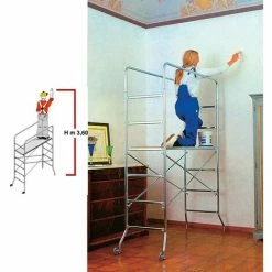 Remise 😀 WEBMARKETPOINT Échafaudage En Acier Cm. 65 X 169 X 218h Cm 👏