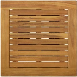 Le moins cher 🧨 Topdeal Table De Bar Noir 60x60x110 Cm Résine Tressée Et Bois D'acacia FF313463_FR 😉 -Table haute Boutique 56578274 4