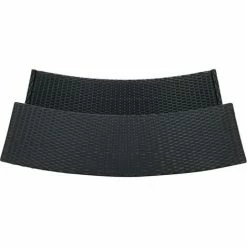 Remise 🔥 Topdeal Table De Bar De Jardin Noir 120x55x110 Cm Résine Tressée FF313468_FR ⌛ -Table haute Boutique 56578305 5