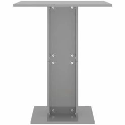 Budget 😀 INLIFE Table De Bistro Gris Brillant 60x60x75 Cm Aggloméré 👍 -Table haute Boutique 56629776 4