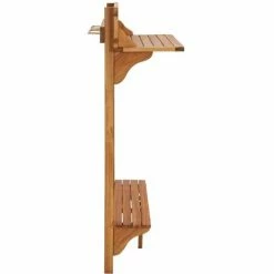 Top 10 🎁 INLIFE Table De Bar De Balcon 90x37x122,5 Cm Bois D'acacia Massif 🛒 -Table haute Boutique 56630528 3