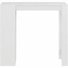Meilleure vente 🌟 INLIFE Table De Bar Avec étagère Blanc 110x50x103 Cm 🌟 -Table haute Boutique 56631242 1