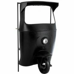 Meilleure vente 🛒 Paris Prix - Comptoir De Bar En Métal "vélo Tuktuk" 165cm Noir ❤️