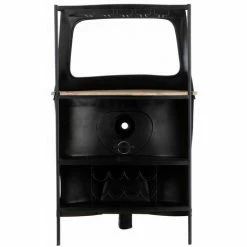Meilleure vente 🛒 Paris Prix - Comptoir De Bar En Métal "vélo Tuktuk" 165cm Noir ❤️ -Table haute Boutique 57079435 4