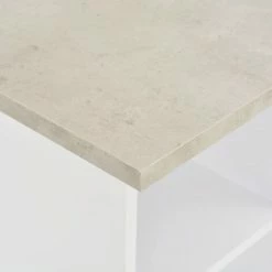 Les meilleures critiques de 🛒 NOVA Table De Bar Avec étagères Quadowes En Bois Moderne Différentes Couleurs Table De Bar Blanc Et Béton 60x60x110 Cm Couleur : Ciment Blanc ⌛ -Table haute Boutique 57094653 2