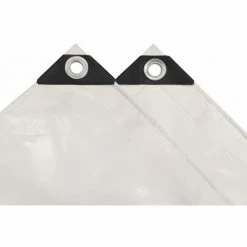 Top 10 🎉 NOVA Tarpauline Blanche Polyvalente Avec Des œillets Métalliques Résistants à Différentes Tailles Bâche 650 G / M² 2 X 3 M Blanc Taille : 2x3 M 👍 -Table haute Boutique 57096148 3