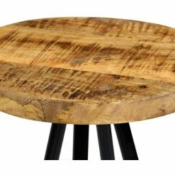 Sortie 👏 NOVA Bar De La Barre Placée En Bois De Mangue Solide Avec Divers Repousses De Pieds Chaises De Bar 4 Pcs Bois De Manguier Solide Des Modèles : 4 Pièces 😀 -Table haute Boutique 57096691 5