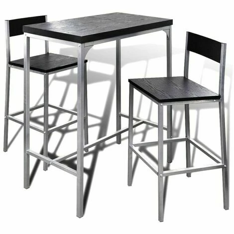 Offres 💯 NOVA Ensemble De Table Et 2 Tabourets De Cuisine à Bar Haut Pour Le Petit Déjeuner 3 Pièces Ensemble De Bar à Petit-déjeuner 👍 3 Offres 💯 NOVA Ensemble De Table Et 2 Tabourets De Cuisine à Bar Haut Pour Le Petit Déjeuner 3 Pièces Ensemble De Bar à Petit-déjeuner 👍