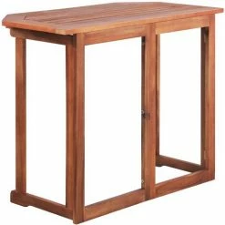 Grosses soldes 😀 NOVA Tableau De Bistrot 90x50x75 Cm En Bois D'acacia Solide Table De Bistro 90x50x75 Cm Bois D'acacia Massif ⌛ -Table haute Boutique 57222871 5