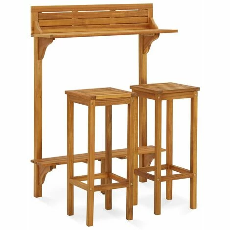 Top 10 👍 NOVA Ensemble De Meubles De Jardin 3 Pcs En Bois D'acacia Solide Ensemble De Bar De Balcon 3 Pcs Bois D'acacia Solide 🌟 3 Top 10 👍 NOVA Ensemble De Meubles De Jardin 3 Pcs En Bois D'acacia Solide Ensemble De Bar De Balcon 3 Pcs Bois D'acacia Solide 🌟