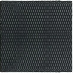 Grosses soldes 🎉 NOVA Square Garden Bar Table 60.5x60.5x110.5 Cm Diverses Couleurs Table De Bar De Jardin Noir 60,5x60,5x110,5 Cm Résine Tressée Couleur : Noir 🧨 -Table haute Boutique 57224169 3