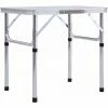 Grosses soldes 👏 NOVA Table Pliante à Partir De Camping En Aluminium 60x45cm Différentes Couleurs Table Pliable De Camping Blanc Aluminium 60x45 Cm Couleur : Argent 💯 -Table haute Boutique 57225691 1