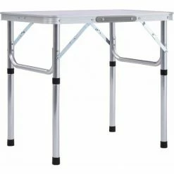 Grosses soldes 👏 NOVA Table Pliante à Partir De Camping En Aluminium 60x45cm Différentes Couleurs Table Pliable De Camping Blanc Aluminium 60x45 Cm Couleur : Argent 💯