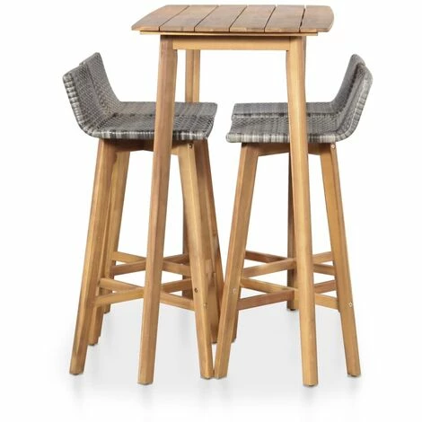 Top 10 👏 NOVA Ensemble De Déjeuner De Jardin 7 Pcs En Bois Massif En Bois Divers Modèles Mobilier à Dîner D'extérieur 5 Pcs Bois D'acacia Solide ⌛ 4 Top 10 👏 NOVA Ensemble De Déjeuner De Jardin 7 Pcs En Bois Massif En Bois Divers Modèles Mobilier à Dîner D'extérieur 5 Pcs Bois D'acacia Solide ⌛ – Image 2