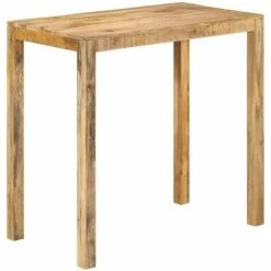 Tout neuf 🥰 TRUE DEAL Table De Bar 112x60x108 Cm Bois De Manguier Brut 👏