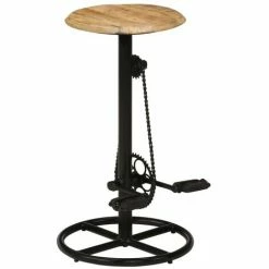 De gros ✔️ INLIFE Chaises De Bar 2 Pcs Bois De Manguier Solide ⭐