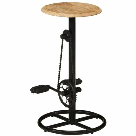 De gros ✔️ INLIFE Chaises De Bar 2 Pcs Bois De Manguier Solide ⭐ 5 De gros ✔️ INLIFE Chaises De Bar 2 Pcs Bois De Manguier Solide ⭐ – Image 3