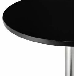 Budget 🥰 NOVA Table Ronde Haute Des Bars Pub De Cuisine Avec Base En Métal Différentes Couleurs Couleur : NOIR 🥰 -Table haute Boutique 58598699 3